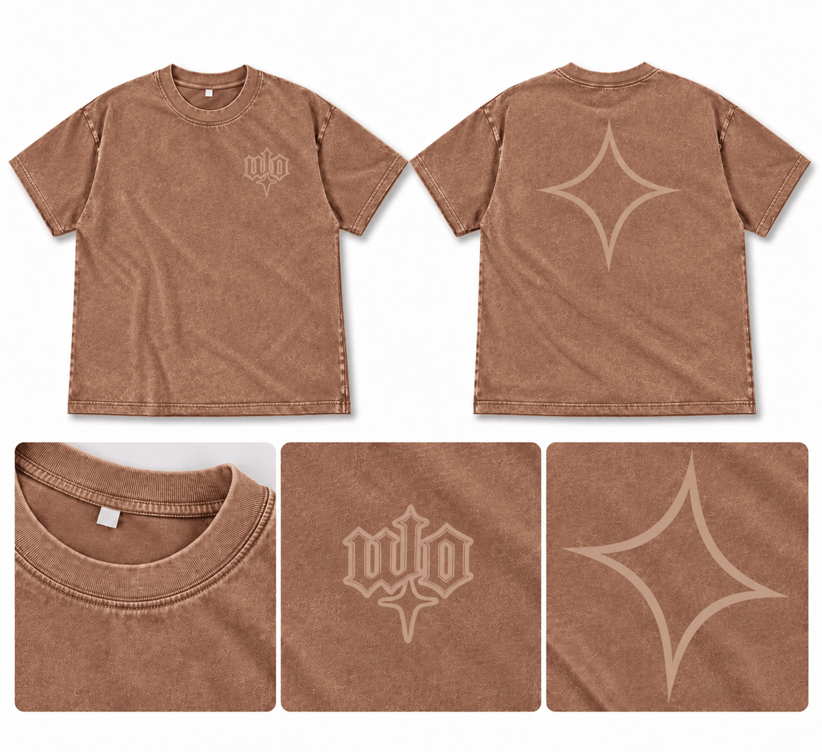 WO Acid Wash T-Shirt - WHO OVULATING