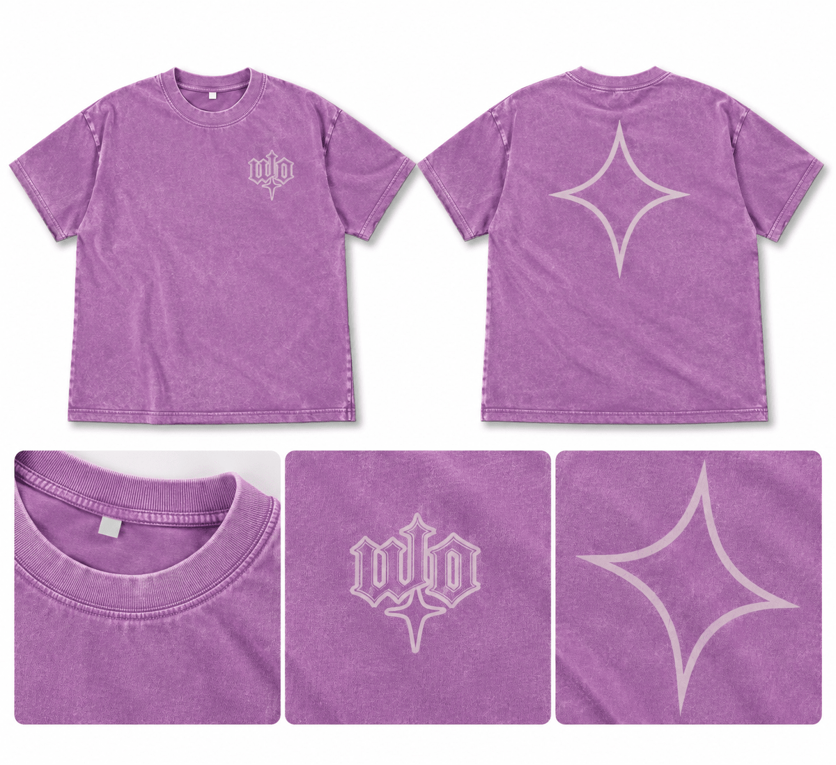 WO Acid Wash T-Shirt - WHO OVULATING