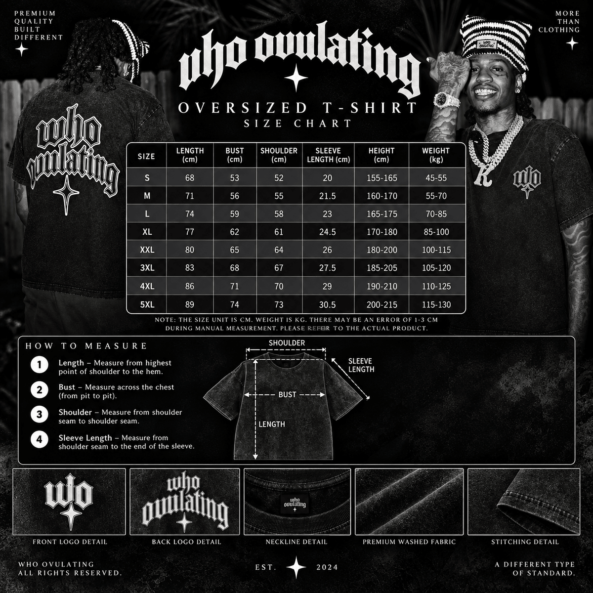 WO Acid Wash T-Shirt - WHO OVULATING