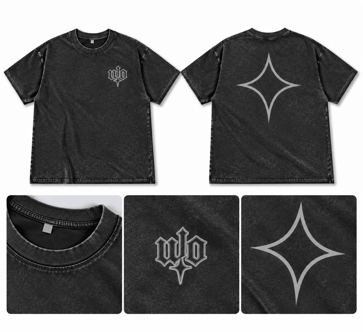 WO Acid Wash T-Shirt - WHO OVULATING
