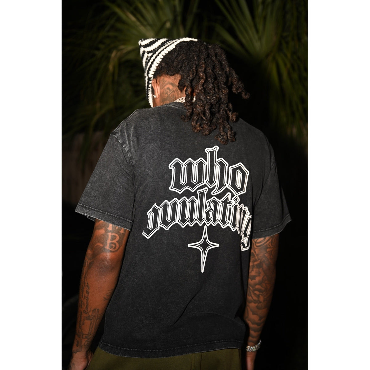 WO Acid Wash T-Shirt - WHO OVULATING