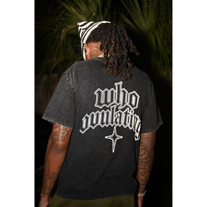 WO Acid Wash T-Shirt - WHO OVULATING