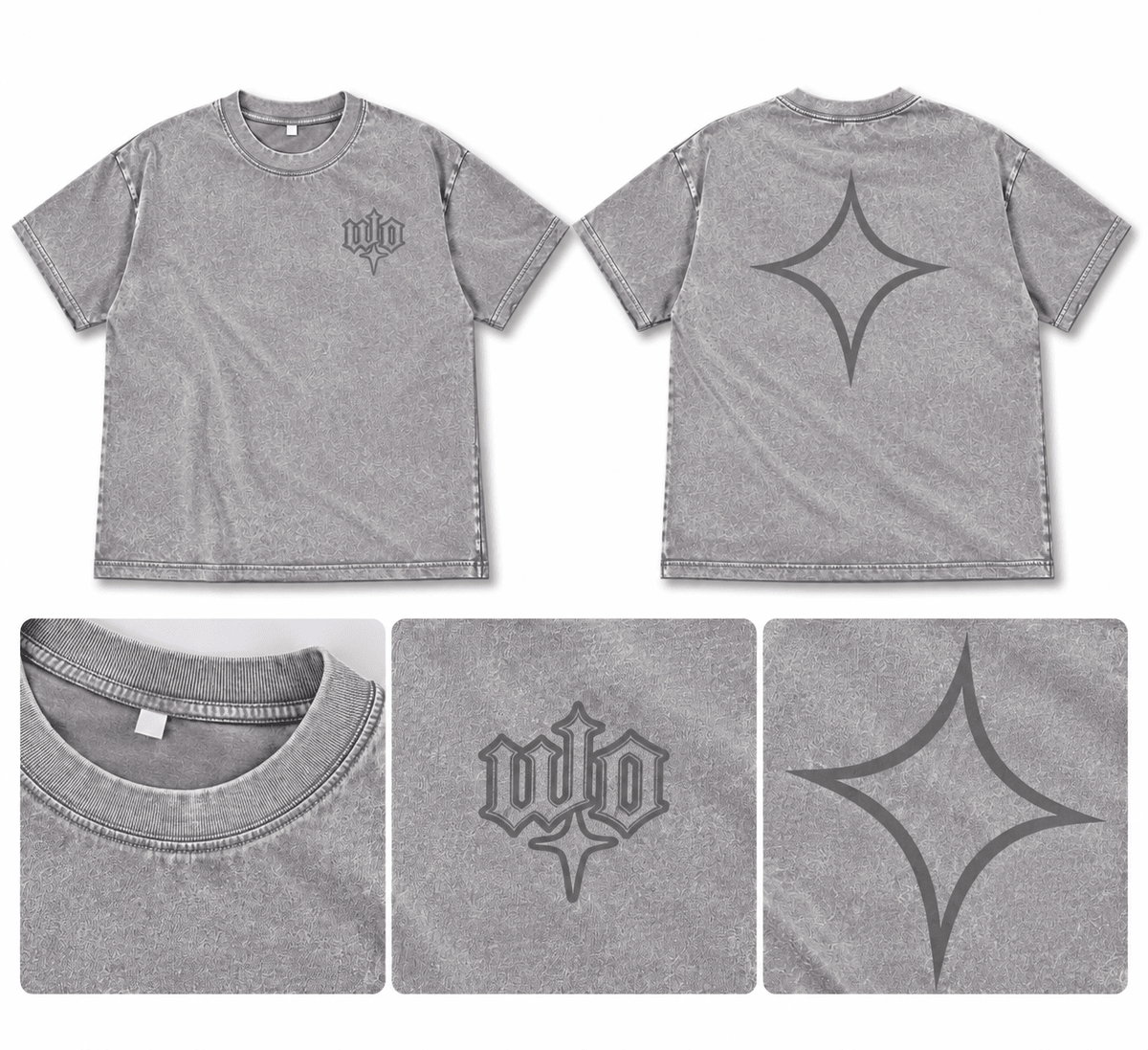 WO Acid Wash T-Shirt - WHO OVULATING
