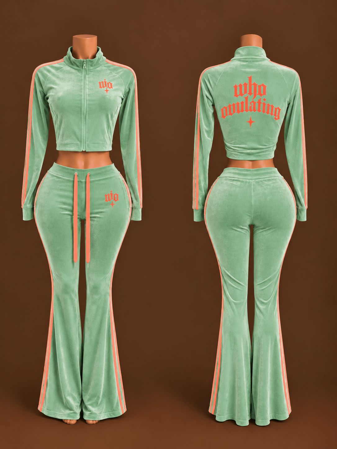 WO After Hours Velour Set - WHO OVULATING