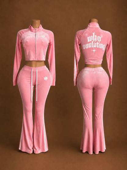WO After Hours Velour Set - WHO OVULATING
