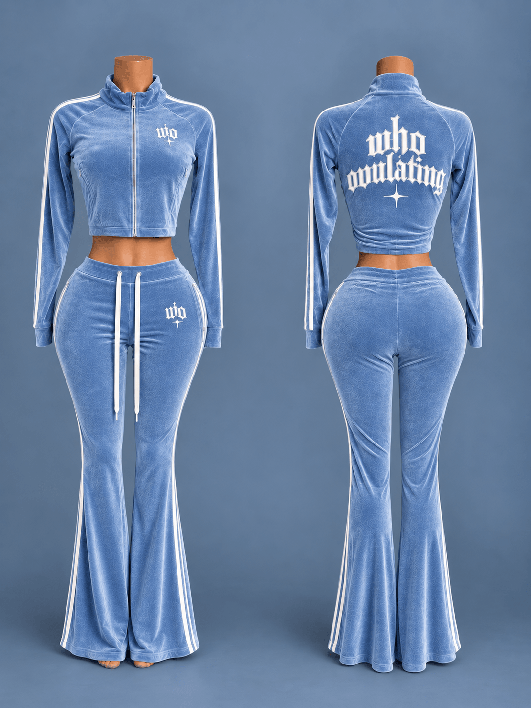 WO After Hours Velour Set - WHO OVULATING