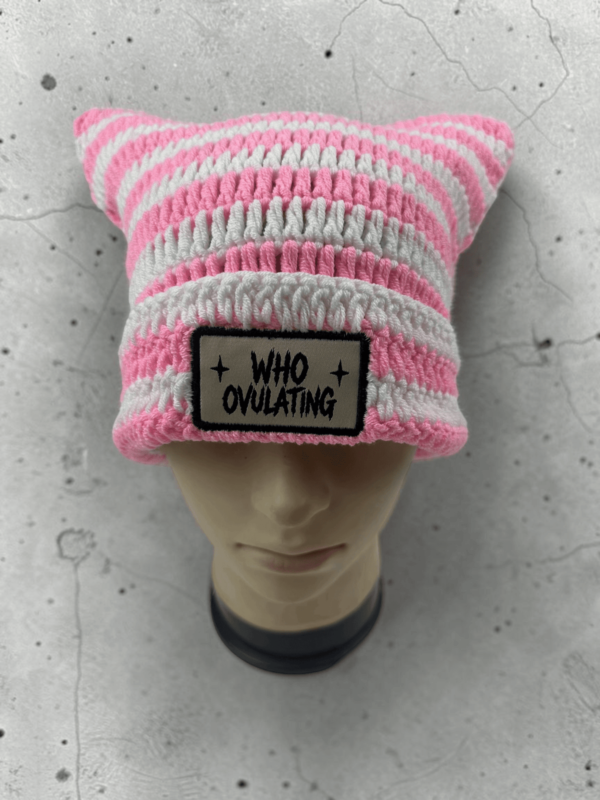 WO Bunny-Ear Beanie - WHO OVULATING