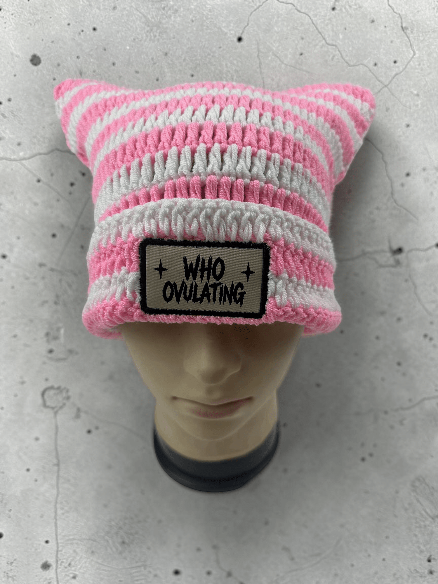 WO Bunny-Ear Beanie - WHO OVULATING