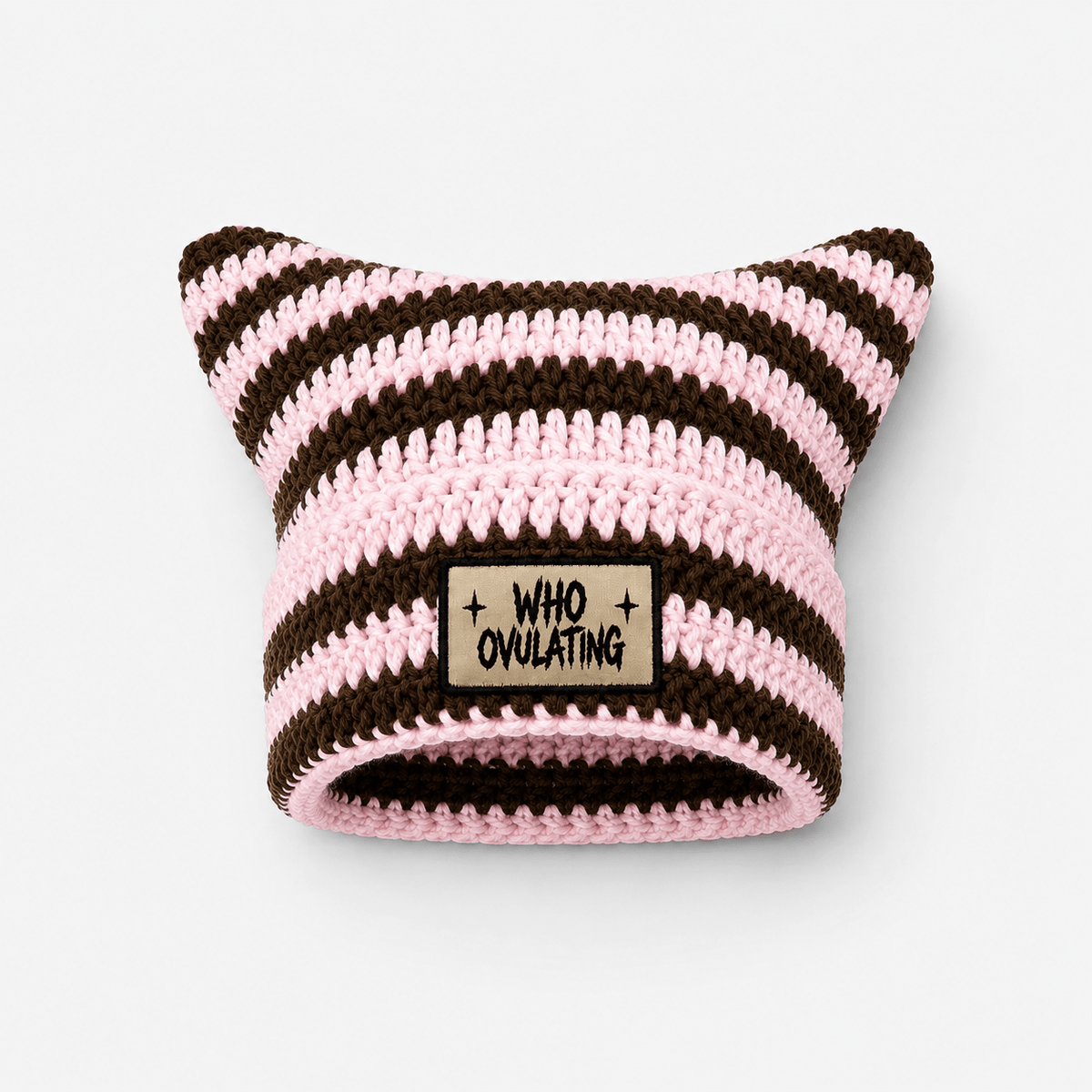 WO Bunny-Ear Beanie - WHO OVULATING
