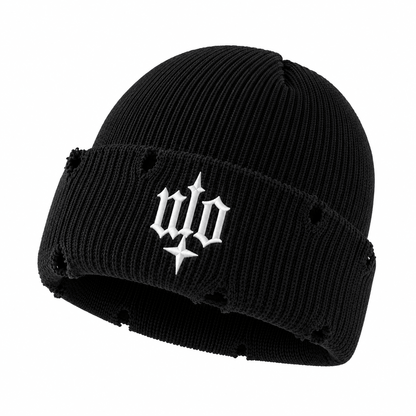 WO Distressed Beanie - WHO OVULATING