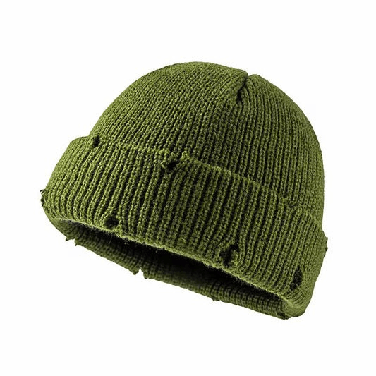WO Distressed Beanie - WHO OVULATING