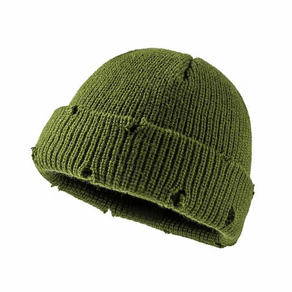 WO Distressed Beanie - WHO OVULATING