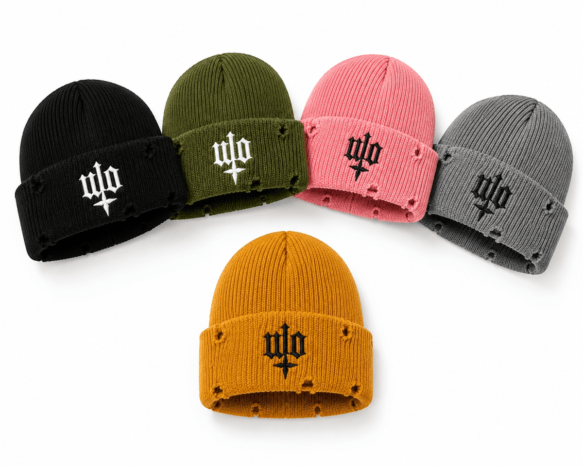 WO Distressed Beanie - WHO OVULATING