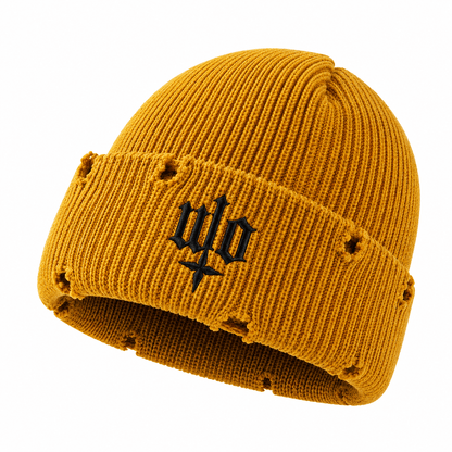 WO Distressed Beanie - WHO OVULATING