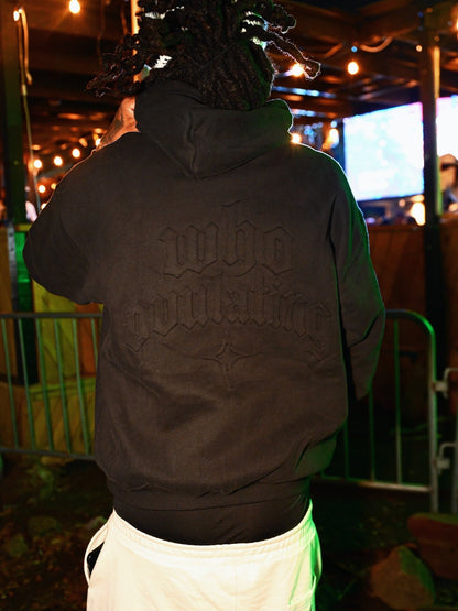 WO Embossed Hoodie - WHO OVULATING