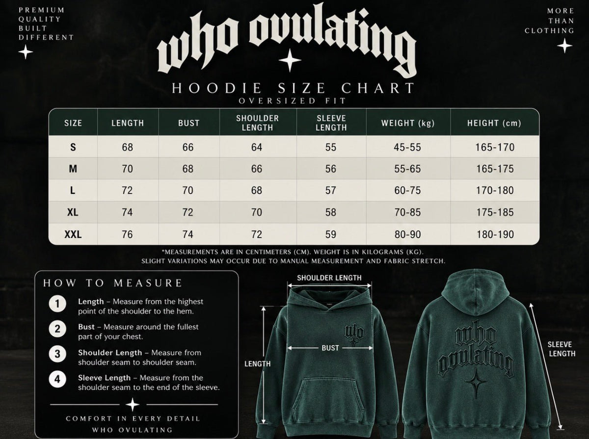 WO Embossed Hoodie - WHO OVULATING