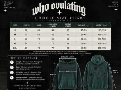 WO Embossed Hoodie - WHO OVULATING