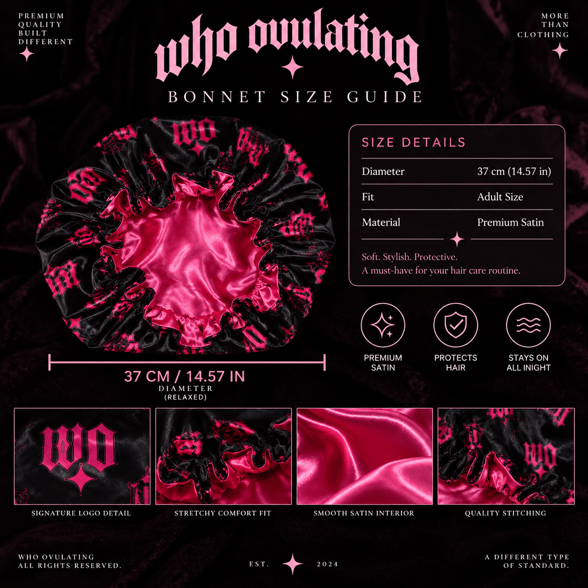 WO Reversible Bonnet - WHO OVULATING